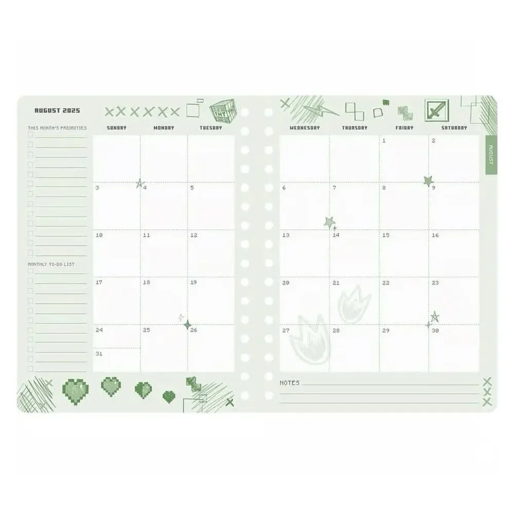Insight Editions, Minecraft Mobs 2025- 2026 Academic Planner